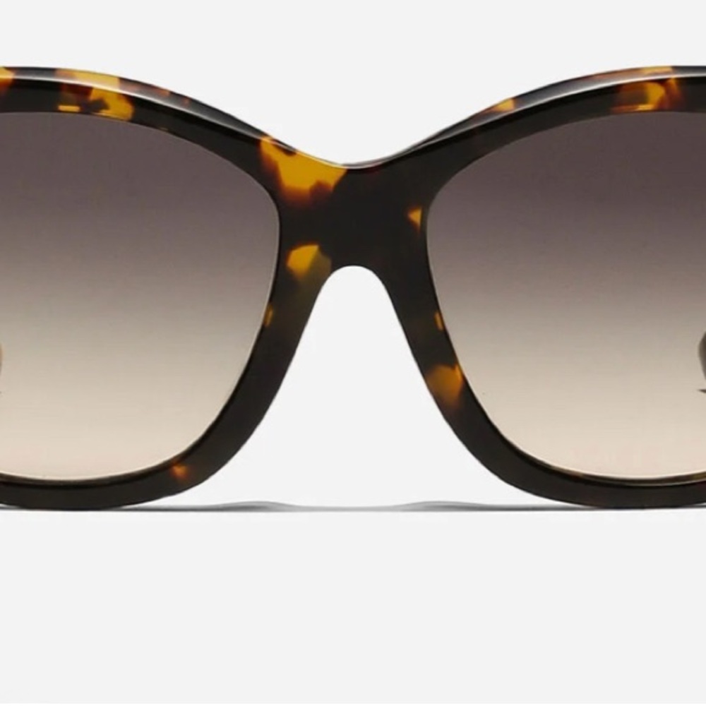 Dolce & Gabbana Brown Oversized Square Sunglasses with Gradient Lenses